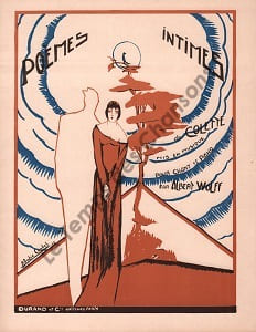Partition de la chanson : Sommeil Poèmes intimes Poème