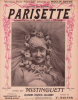 Partition de la chanson : Parisette      Paris qui tourne  Moulin Rouge. Mistinguett - Wolter F. - Gold Didier,Mistinguett