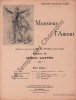 Partition de la chanson : Sous l'éventail Arrangement pour piano par Pierre Letorey     Monsieur l'amour  Théâtre Mogador.  - Lattès Marcel - 
