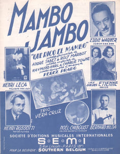 Partition de la chanson : Mambo jambo ( Que rico el mambo )