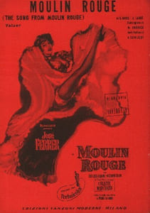Partition de la chanson : Moulin Rouge Zsa Zsa Gabor - Suzanne Flon Moulin rouge