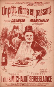 Partition de la chanson : P'tit verre en passant (Un) Polka poivrotesque Chanson à boire