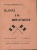 Partition de la chanson : Gloire à la résistance Hommage aux Défenseurs de Paris Rêve d'Hitler (Le)      .  -  - Kaiser Georges