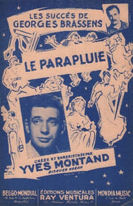 Partition de la chanson : Parapluie (Le)        
