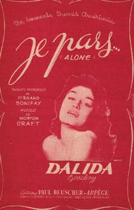 Partition de la chanson : Je pars ...  Alone      
