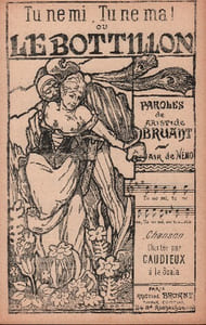 Partition de la chanson : Bottillon (Le) Tu ne mi , tu ne ma !