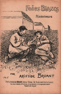 Partition de la chanson : Foies blancs Papier fragilisé