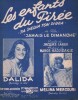 Partition de la chanson : Enfants du Pirée (Les)  Ta pedia ton pirea    Jamais le Dimanche  . Dalida,Mercouri Melina - Hadjidakis Manoy - Larue ...