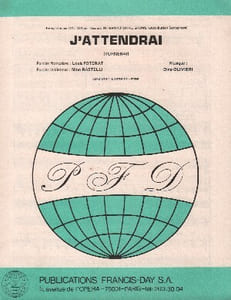 Partition de la chanson : J'attendrai Tornerai