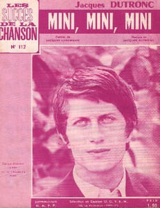 Partition de la chanson : Mini, mini, mini ...