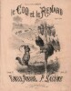 Partition de la chanson : Coq et le renard (Le) Apologue - Contes Bleus    Partition déreliée  Fable .  - Lacome Paul - André Emile