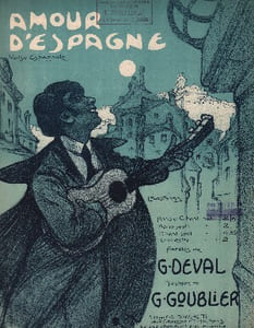 Partition de la chanson : Amour d'Espagne