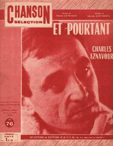 Partition de la chanson : Et pourtant     Annotation stylo intérieur   