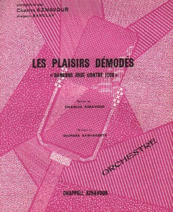 Partition de la chanson : Plaisirs démodés (Les) Dansons joue contre joue Orchestre - Annotation stylo dos de partition