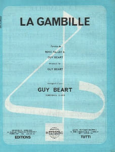 Partition de la chanson : Gambille (La)        