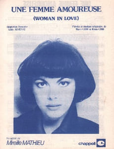 Partition de la chanson : Femme amoureuse (Une)        