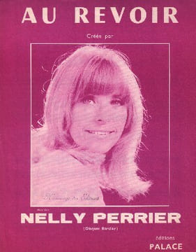 Partition de la chanson : Au Revoir . Perrier Nelly - Gustin Gérard - Davout Daniel W.
