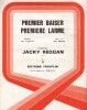 Partition de la chanson : Premier baiser première larme        . Reggan Jacky - Reggan Jacky - Albertini Jean