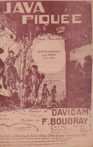 Partition de la chanson : Java piquée Edition spéciale pour la vente à la rue  Autre titre " Ils se lassèrent de s'enlacer "       