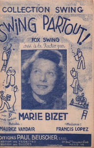 Partition de la chanson : Swing partout
