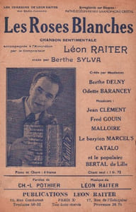 Partition de la chanson : Roses blanches (Les)