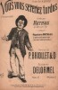 Partition de la chanson : Vous vous serriez tordus       Chansonnette Alcazar d'Eté. Mathias - Delormel - Briollet P.