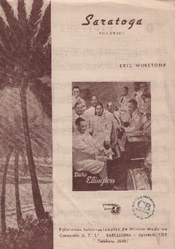 Partition de la chanson : Saratoga        . Ellington Duke - Winstone Eric - 