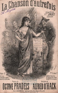 Partition de la chanson : Chanson d'autrefois ( La) Tampon Eldorado