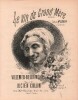 Partition de la chanson : Vin de grand' mère (Le)       Rondeau Eldorado. Caynon Mme - Collin Lucien - Delormel,Villemer