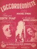 Partition de la chanson : Accordéoniste (L')        . Lebas Renée,Piaf Edith - Emer Michel - Emer Michel