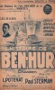 Partition de la chanson : Histoire de Ben-Hur (L')      Ben-Hur  . Gelnard - Sterman Paul - Poterat Louis