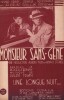 Partition de la chanson : Longue nuit (Une) Aquistadace - Dranem - Josseline Gaël     Monsieur sans gêne (1935)  .  - Erwin Ralph - Fernay Roger