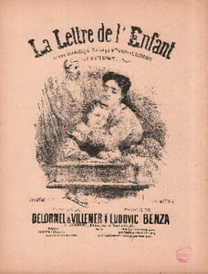 Partition de la chanson : Lettre de l'enfant (La) Chanson dramatique Eldorado,Alcazar