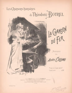 Partition de la chanson : Chanson du fer (La) Chanson humanitaire
