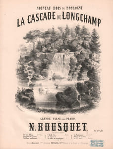 Partition de la chanson : Cascade de Longchamp (la) Nouveau Bois de Boulogne