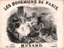 Partition de la chanson : Bohémiens de Paris (Les) Tiré de l'album de Mlle L. Puget, arrangé pour piano par Musard Fils, pour les Bals de l'Opéra  n°2 ...