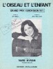Partition de la chanson : Oiseau et l'enfant (L') Grand prix Eurovision 1977    Tampon sur la couverture   . Myriame - Cara Jean-Paul - Gracy Joë