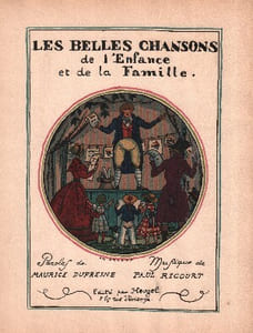 Partition de la chanson : Mariage bien mondain (Un) Les belles chansons de l'enfance et de la famille n° 5       