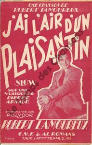 Partition de la chanson : J'ai l'air d'un plaisantin