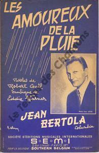 Partition de la chanson : Amoureux de la pluie (Les)