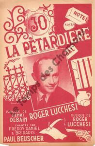 Partition de la chanson : Jo la pétardière