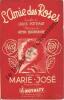 Partition de la chanson : Amie des roses (L')        . Marie-José - Bourtayre Henri - Poterat Louis