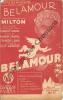 Partition de la chanson : Belamour      Belamour  Théâtre des Nouveautés. Milton Georges - Lafarge Guy - Llenas François,Vandal Marion