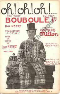 Partition de la chanson : Oh ! Oh ! Oh ! Bouboule premier