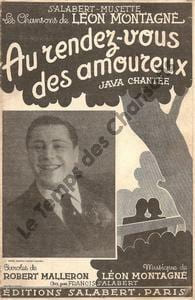 Partition de la chanson : Au rendez-vous des amoureux