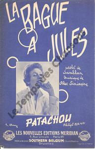 Partition de la chanson : Bague à Jules (La)