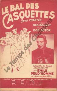 Partition de la chanson : Bal des casquettes (Le)