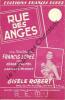 Partition de la chanson : Rue des Anges        . Robert Gisèle - Pichot Jacques,Castel Serge - Lopez Francis