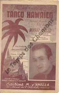 Partition de la chanson : Tango hawaïen . Roger Michel - Bouillon Jo,d'Anella Marcel - d'AnellaMarcel
