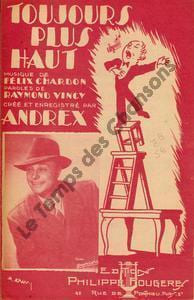 Partition de la chanson : Toujours plus haut